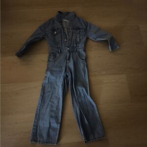 Zara Kids Blue Denim Overalls
